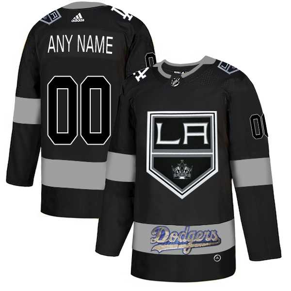 Customized Men's LA Kings With Dodgers Any Name & Number Black Adidas Jersey,We sell and wholesale Customized Men's LA Kings With Dodgers Any Name & Number Black Adidas Jersey on line form chian!